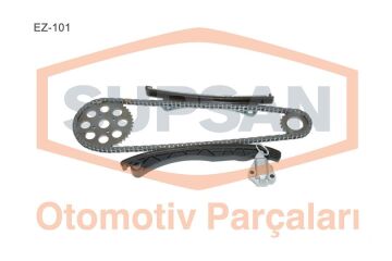 Eksantrik Zincir Seti Astra H-Corsa C-D-Combo-C-D-Astra J-Merıva-Albea-Doblo-Egea-Punto-500- 1.3 Jtd -1.3 Cdtı E4-E5-E6 Gergi Kiti SUPSAN EZ-101