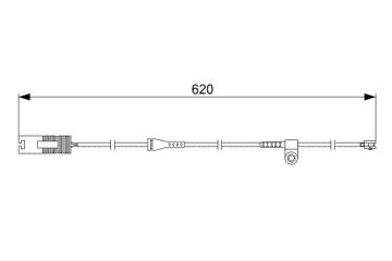 Balata Fısı Arka Bmw E38 BOSCH 1987474955