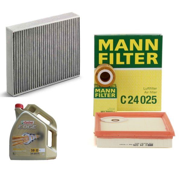 Bmw F20 Kasa 118i Periyodik Bakım Seti Castrol Yağ HU6014z - C24025 - WPK222 - CASTROL