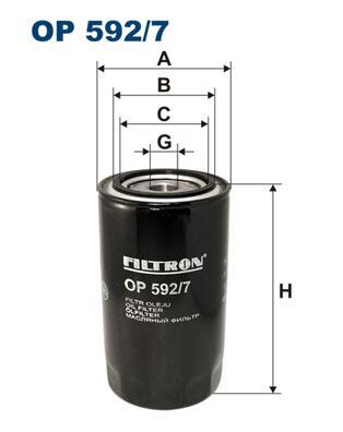Yağ Filtresi Iveco Daıly Iıı-Iv 04>11 3.0 F1c FILTRON OP592.7