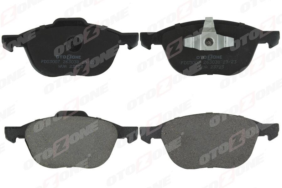 Ön Balata Focus 04>18 Cmax 07>19 Kuga I -Iı 08>14 Volvo V40 19> C30 06>12 S70 08>13S40 04>12 V50 04>12 Mazda 3 03>09 5 05>09 OTOZONE FDO3007
