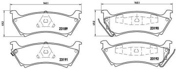 Fren Balatası Arka Mercedes Ml-Class W163 VALEO 670443