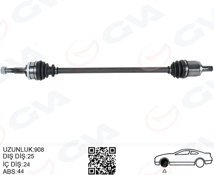 Komple Aks Sağ Nıssan Almera 1.5L Qg15de N16 02-> Abs Li GVA 4499906