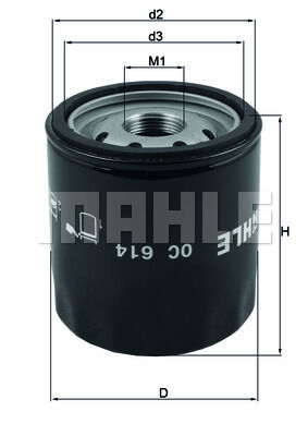 Yağ Filtresi Insıgnıa A-B-Antara-Captıva 2.0 260 Hp Otomatik Şanzıman S S Awd At-8 Benzin Jeep Com Pass 2.4 16V 170Hp 09/06- Mg Zs Suv 1.0 T-Gd 10E4e MAHLE OC614