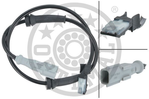 Abs Sensoru Arka Sol Renault Kangoo Iı 08> Mercedes Cıtan W415 12> . OPTIMAL 06-S512