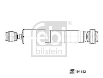 Amortisör Arka Aks Citroen-Peugeot FEBI 194152