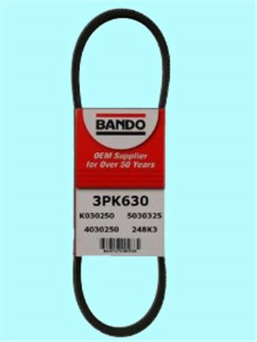 Kanallı Kayış Toyota Corolla 1.6L 4Af 4A-Fe Ae92 Ae101 Ae111 92-00 BANDO 3PK0630