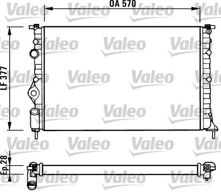 Radyatör Renault Megane VALEO 731379