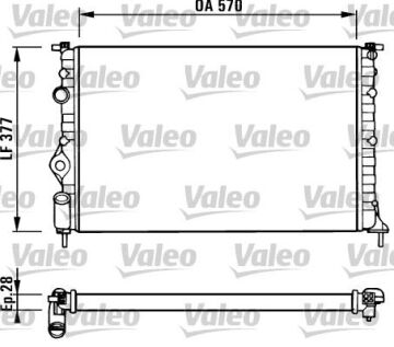Radyatör Renault Megane VALEO 731379