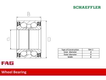 Opel Combo C Ön Teker Porya Bilyası FAG Marka