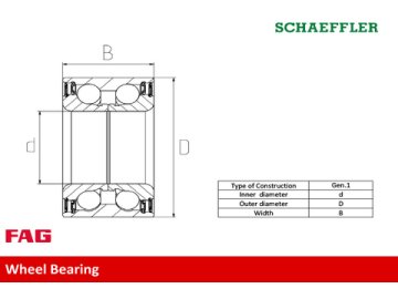 Opel Combo C Ön Teker Porya Bilyası FAG Marka