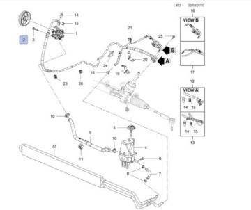 Opel İnsignia Servo Direksiyon Pompa Kasnağı Orijinal GM 12605176 948226