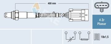 Oksijen Sensörü Omega A 2.0-2.0İ 86-94 Frontera 2.0İ 92-98 Aveo-Kalos-Lacettı 1.4 16V L95 Epıca 2.0 FAE 77678
