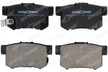 Arka Fren Balata Honda Cıvıc 1.6L D16 Vtec Vtı 01-05 / 1.4L 1.6L 96-01 / 1.6L R16a2 Vtec Sedan 06-> / Accord 2.0L F20 90-98 / Legend 3.2L 91-96 / Suzukı Sx4 1.6L M16a Rw416 05-> - Aşınma İkaz Soketli OTOZONE FDA9104-R