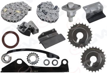 Eksantrik Zincir Seti Nıssan Sunny 1.4L 1.6L Ga14ds Ga16de N14 90-95 / Nx Coupe 1.6L Ga16de B13 90-9 3 14 Parça GVA 59C9932