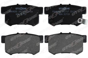 Arka Fren Balata Honda Cıvıc 1.6L D16 Vtec Vtı 01-05 / 1.4L 1.6L 96-01 / 1.6L R16a2 Vtec Sedan 06-> / Accord 2.0L F20 90-98 / Legend 3.2L 91-96 / Suzukı Sx4 1.6L M16a Rw416 05-> OTOZONE FDA9000
