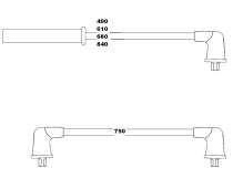 Buji Kablosu Mazda 626 1.6L F6 Gd Kasa 89-91 2.0L Fe Gd Kasa 89-91 HELLUX HBK.3536