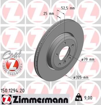 Fren Dıskı On Bmw E46 E85 E86 ZIMMERMANN 150.1294.20