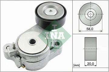 Alternatör Gergi Rulmanı Kütüklü Golf5/6-Jetta-Passat-Scırocco-Tıguan-A3-Leon 1.4Tsı 04-10 Blg-Bm Y-Cava INA 534039610