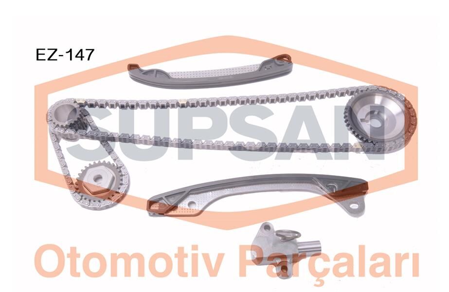 Eksantrik Zincir Seti Megane Iv 15> Fluence 10> Juke F15 10>19 Qashqaı 07>13 J10. Nj10. Jj10e Duster 10> Dokker 12> 1.6 Sce H4m SUPSAN EZ-147