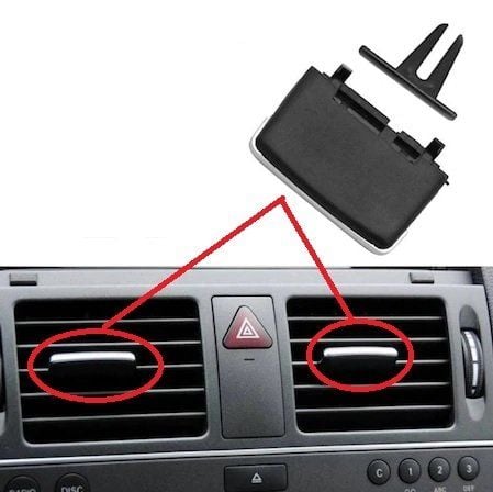 Mercedes W204 Kasa Orta Kalorifer Havalandırma Izgara Hareket Klipsi İthal Marka A2048306154P1