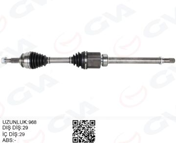 Komple Aks Sağ Nıssan Qashqaı 1.6L Dci R9m Dizel J11 13-> Otomatik Vites GVA 4499902