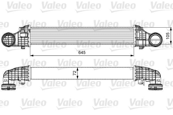 Turbosarj Radyatoru Mercedes W211 S211 C219 VALEO 818606