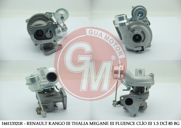Turbo Şarj Renault Kango Megane Iı 02>08 1.5Dci 85 Bg GUA 40611