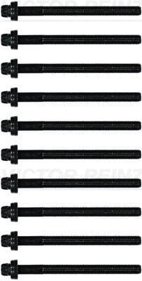 Silindir Kapağı Civata Seti 10 Adet P206-P307-P308-P407-Expert-C4-C5-Jumpy 1.8 16V Ew7a 2.0 16V Ew10a V.REINZ 143234201