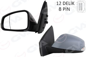 Elektrikli Isıtmalı Sinyalli Katlanır Astarlı Konveks Sağ R Megane Fluence 08- GVA 1011325-1