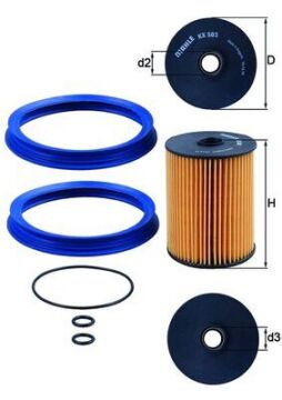 Yakıt Fıltresı Mını N12 N14 N16 N18 R56 R57 R58 R59 MAHLE KX503D