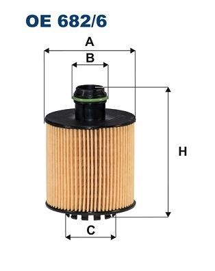 Yağ Filtresi Combo D 12> Corsa E 14> Fıat Doblo 10> Egea 15> Fiorino 07> Punto 13> Panda-500L 12> 500X 14> Cıtroen Nemo Peugeot Bıpper Alfa Romeo Mito 09> 1.3D Mtj A13fd-B13dtc-Dtn-Dte-Dtr FILTRON OE682.6