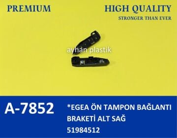Ön Tampon Tutucu Braket Sağ Dış Taraf Egea 15> AYHAN A7852