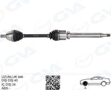 Ön Aks Komple Sağ Ford Mondeo Iv 2.0 Tdcı-1.6 Tdcı 07>14- Galaxy 2.0 Tdcı 07>14 S-Max 2.0 Volvo S60 Iı D3-D4-D5 12>15 S80 Iı 2.5 T -2.0 Tdcı -2.4 D- D5 V60 D3 -D4-D5-2.4 D5 V70 Iıı D3 GVA 4437012
