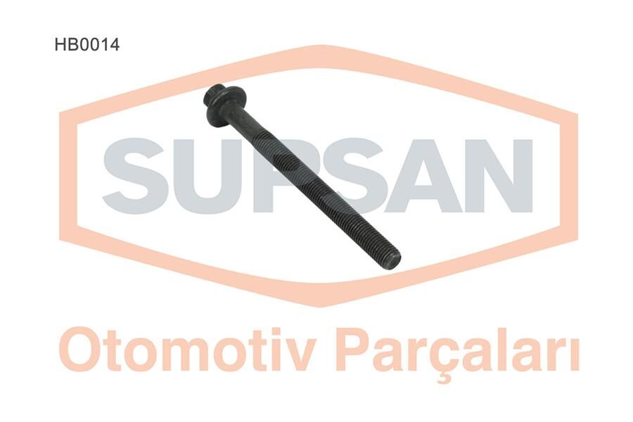 Silindir Kapak Civata Seti Nıssan Qashqaı X-Traıl 2.0L M9r Dci J10 T31 07-> / Navara 2.3L Ys23 M9t Dci D23 15-> / Mercedes Om699 W470 / Renault Master Iı 06-> / Master Iıı 10-> SUPSAN HB0014