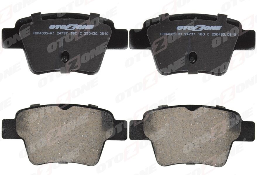 Arka Fren Balatası Peugeot P307 00> P307 Sw 02> P307 Cc 03> P207 06> Cıtroen C4 04>08> Küçük Tip OTOZONE FDA4005-R1