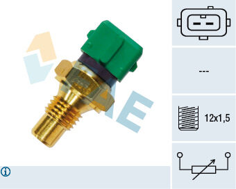 Su Sıcaklık Sensörü Peugeot P106-P205-P306-P309-P405-P605 Cıtroen Ax-Bx-Xm-Zx 09/86> 1.1-1.4-1.6-2.0 Benzinli Araçlar FAE 33070
