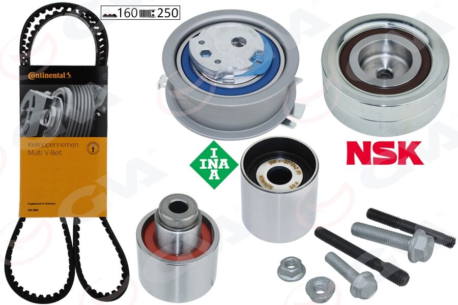 Triger Seti Crafter-T6-A3-Jetta-Caddy-Polo-Passat 1.6-2.0 Tdı Cayb/C/D-Caab/C-Ckub-Cffb-Cfwa-Caga GVA 59T7577C
