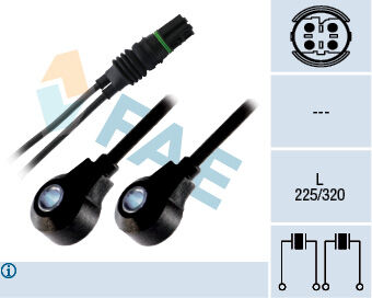 Vuruntu Sensoru Bmw N43 N45 N46 M52 M54 E81 E88 E36 E46 E90 E39 E60 E38 E65 E84 E83 E53 E85 FAE 60222