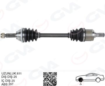Komple Aks Ön Sol Abslı Hyundaı Accent Admıre 1.3-1.5-1.6 03-06 Accent Mılenıum 1.3-1.5-1.6 00-03 GVA 4491055