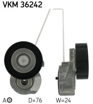 Alternatör Gergi Kolu Volvo S60 10 > S80 06 > V60 10-15 V70 07-15 Xc60 Xc70 Xc90 Freelander 2 SKF VKM36242