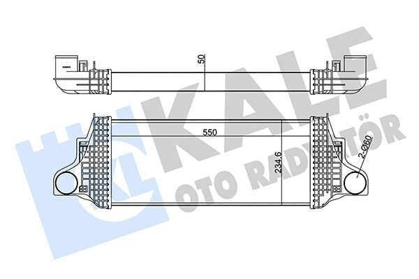 Turbosarj Radyatoru Mercedes X164 W164 W251 KALE 350910