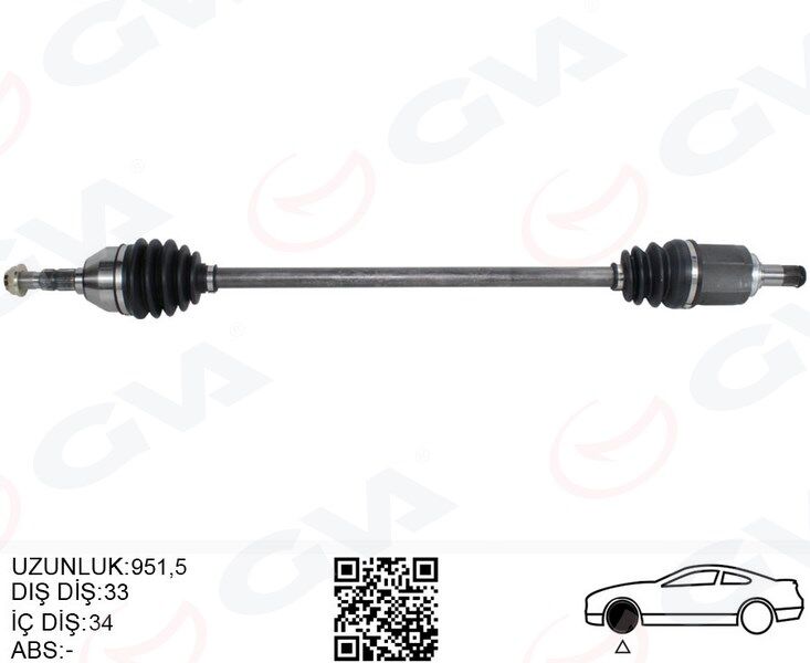 Komple Aks Ön Sağ Opel Astra J 1.4 T-1.6İ A-T 09-16 GVA 4491218
