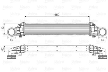 Turbosarj Radyatoru Mercedes E-Class W211 S211 VALEO 818587