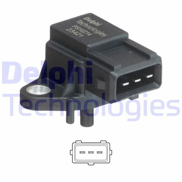 Basınc Sensoru Mercedes W124 W140 W168 W201 W202 W210 W461 W463 W638 B901>B904 DELPHI PS10214
