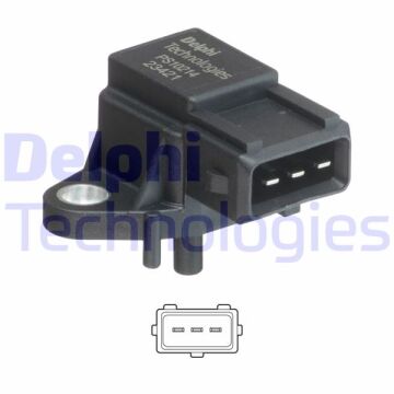 Basınc Sensoru Mercedes W124 W140 W168 W201 W202 W210 W461 W463 W638 B901>B904 DELPHI PS10214