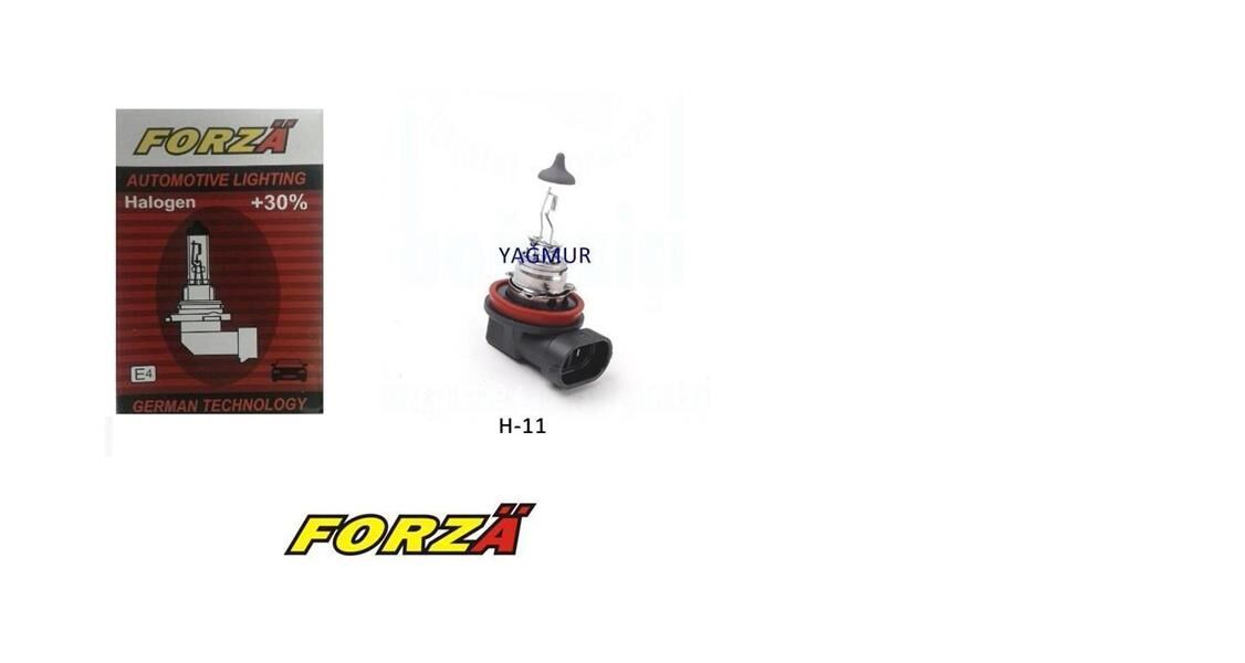 Halogen Ampül H - 11 12V.55W 30 Fazla FORZA XP12H11