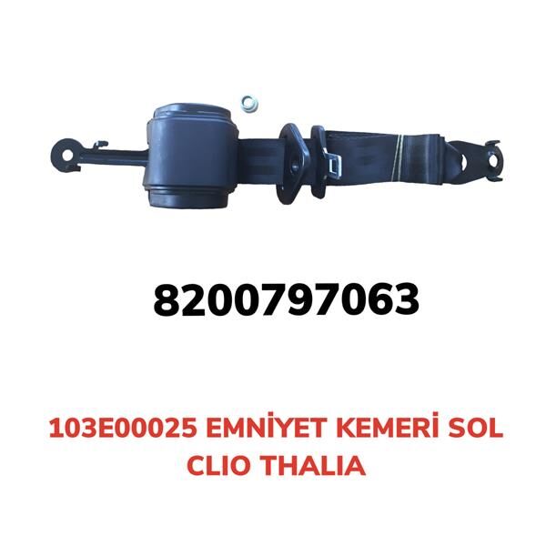 Emniyet Kemeri Otomatik Sol Clıo-Thalıa AFT 103E00025
