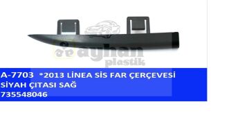 Sis Far Çerçevesi Sağ Fiat Linea 13> Siyah AYHAN A7703