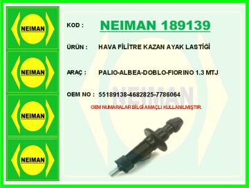Hava Filtre Bağlantı Braketi Palıo-Albea-Doblo-Fıorıno 1.3 Mtj NEIMAN 189139